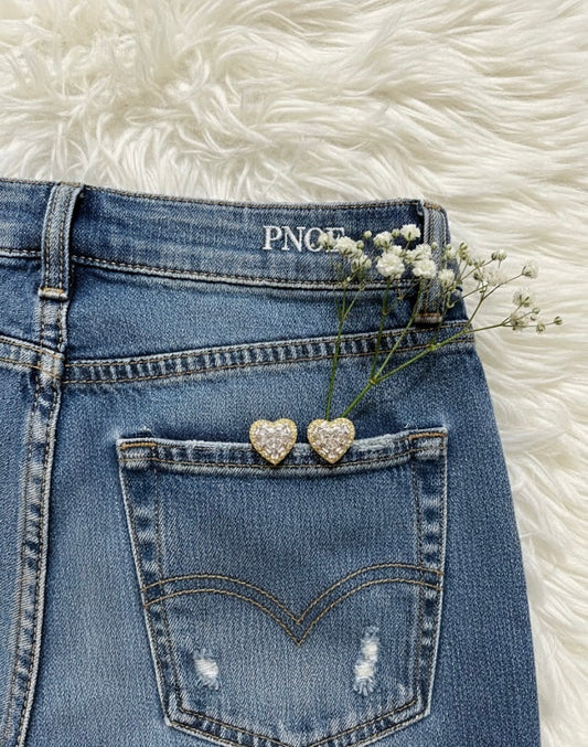 Lumière Heart – Σκουλαρίκια Stainless Steel