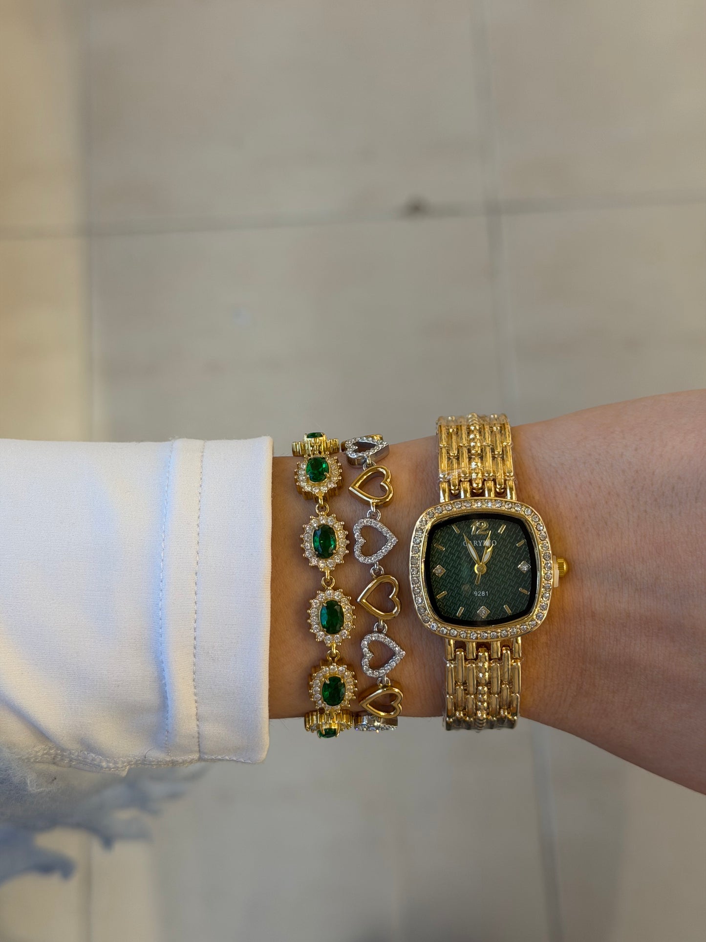 Verde Éclat-ρολόι stainless steel