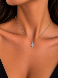 ÉTOILE DIAMOND NECKLACE- Κολιέ Από Ανοξείδωτο Ατσάλι