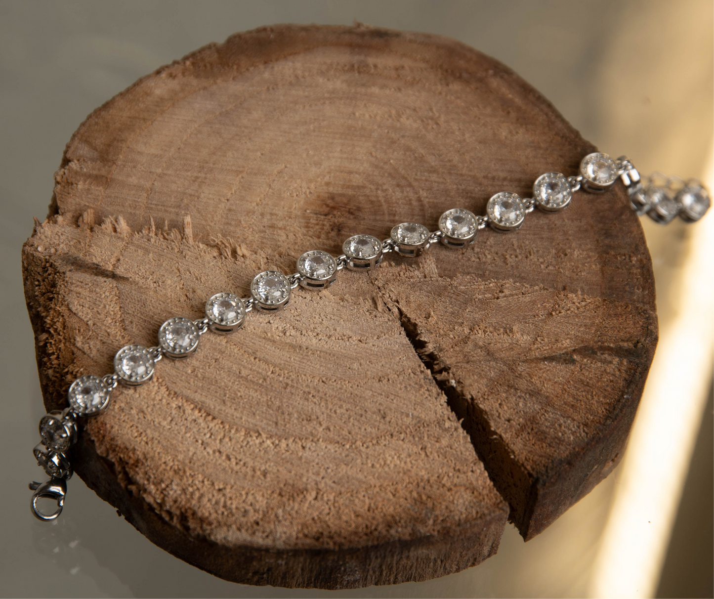 MIRA BRACELET / Ατσάλινο Βραχιόλι με Πετράδια