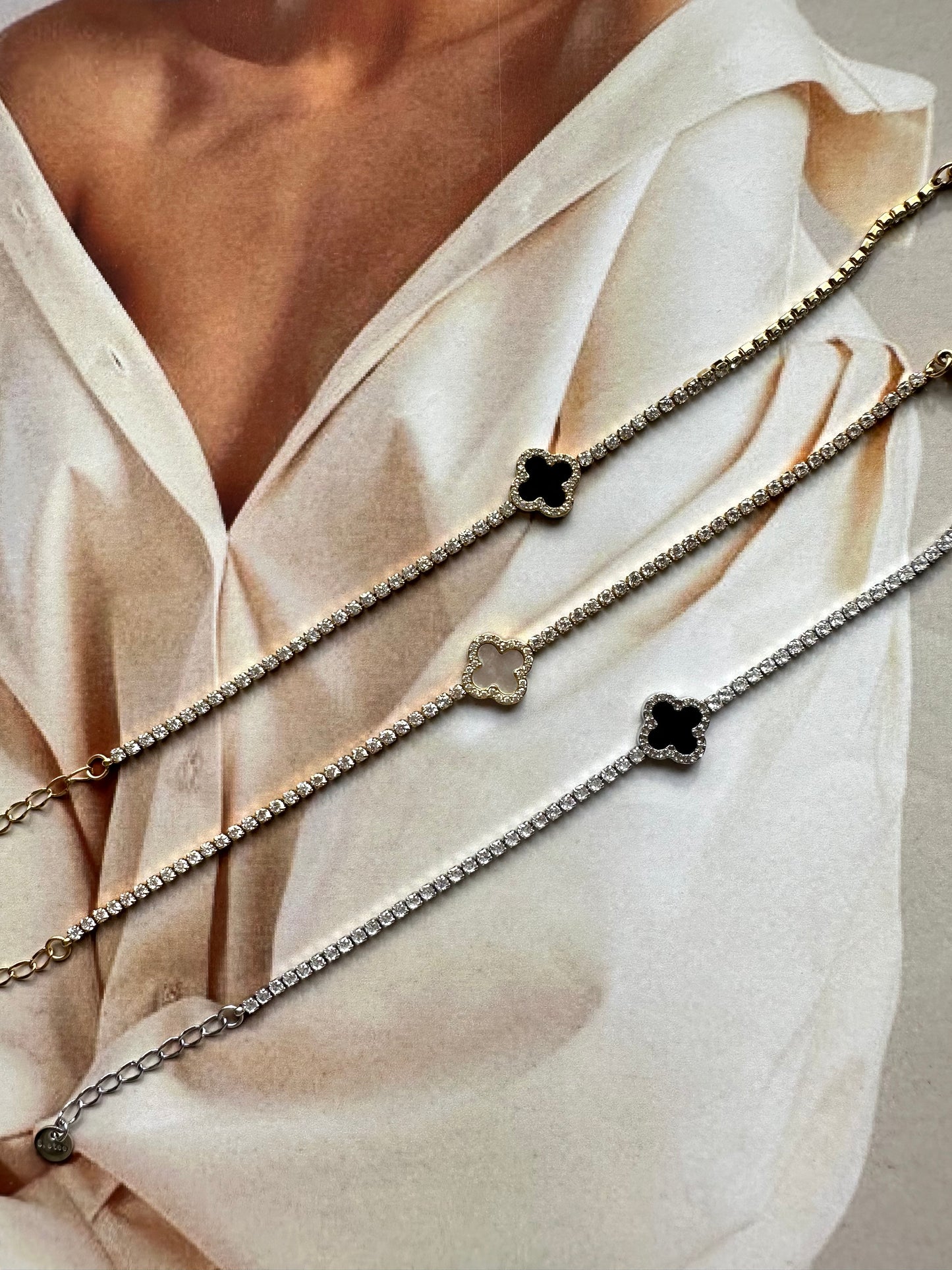 “Maison de Gemme” Ατσάλινο βραχιόλι