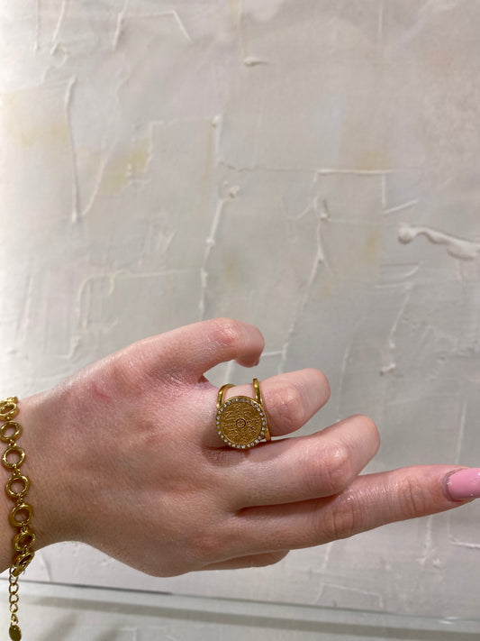 “Afrodicial” Ατσάλινο δαχτυλίδι