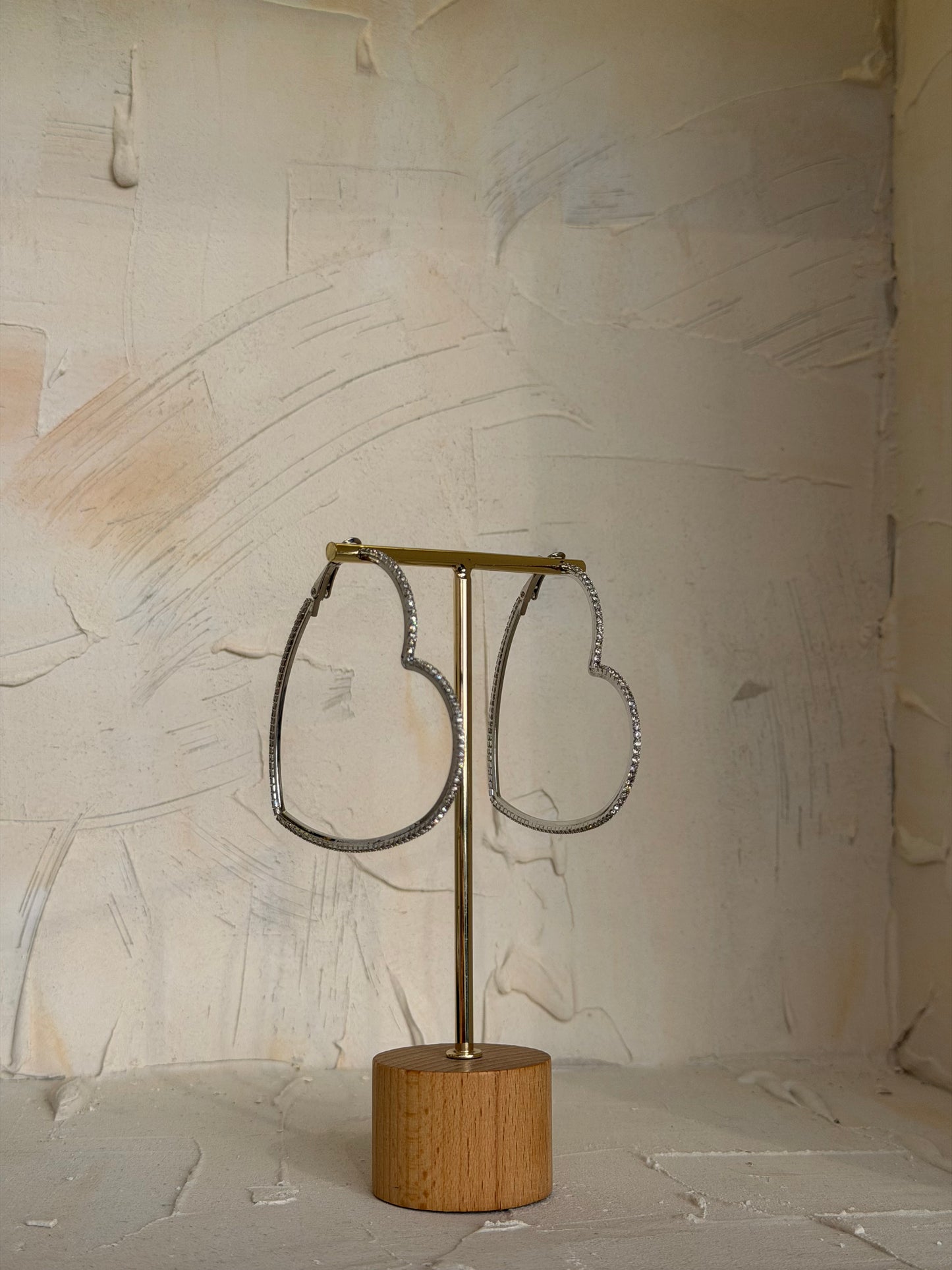 Lumi Heart – σκουλαρίκια ανθεκτικός ορείχαλκος