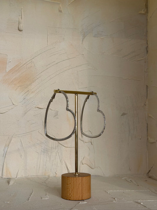 Lumi Heart – σκουλαρίκια ανθεκτικός ορείχαλκος