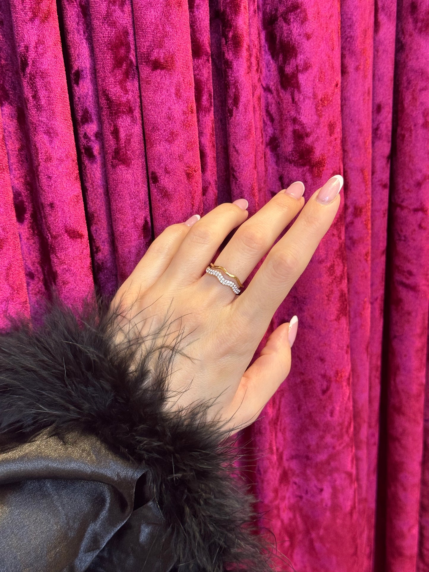 Wavy Shine – δαχτυλίδι stainless steel