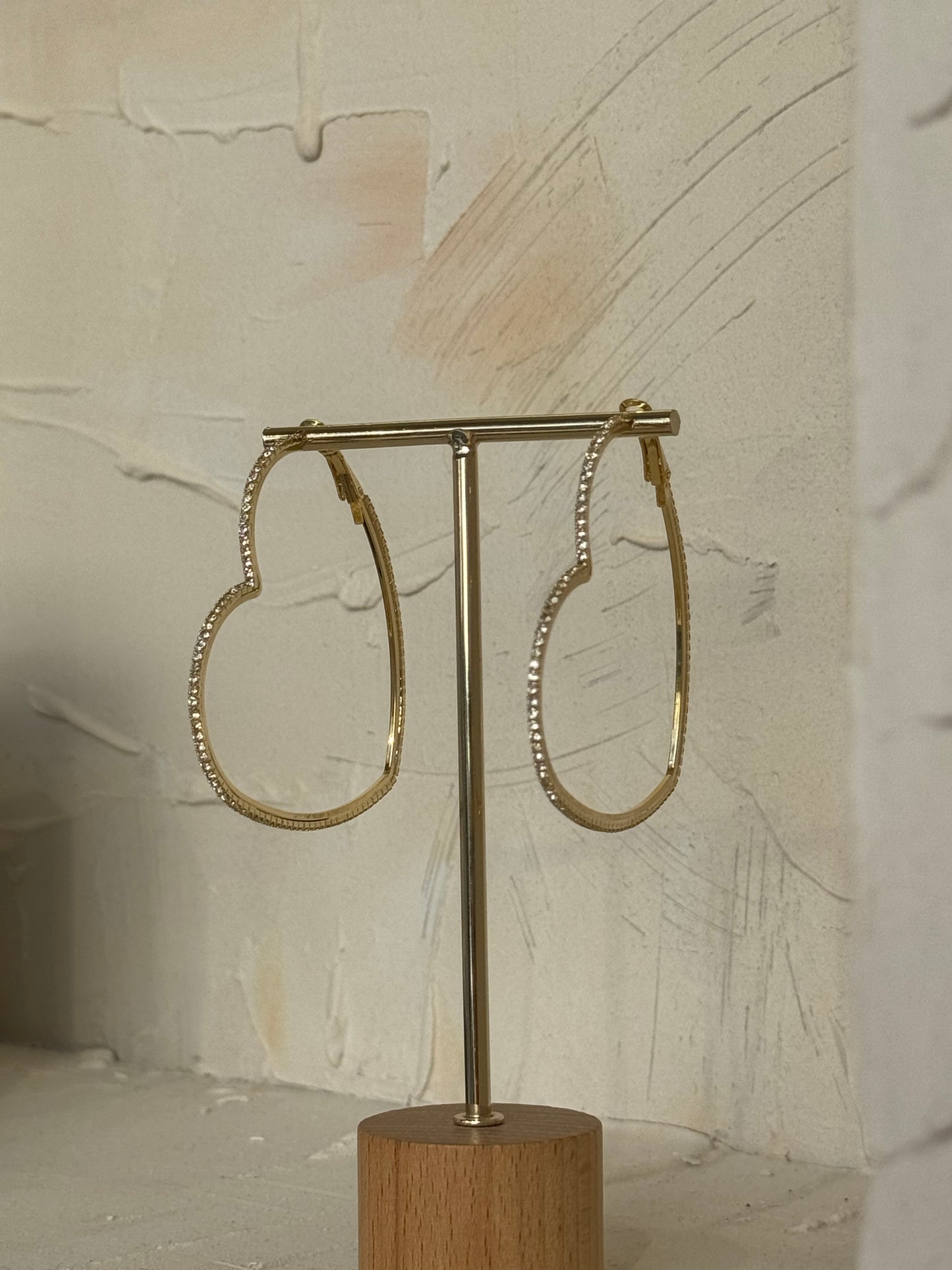 Lumi Heart – σκουλαρίκια ανθεκτικός ορείχαλκος