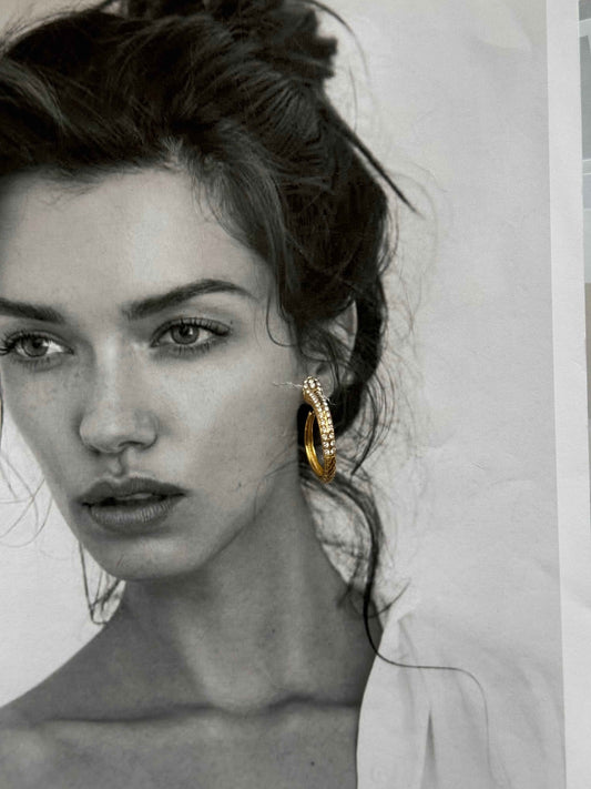 Glam Wave - Σκουλαρίκια Stainless Steel