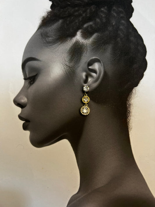 Luna Cascade - σκουλαρίκια stainless steel