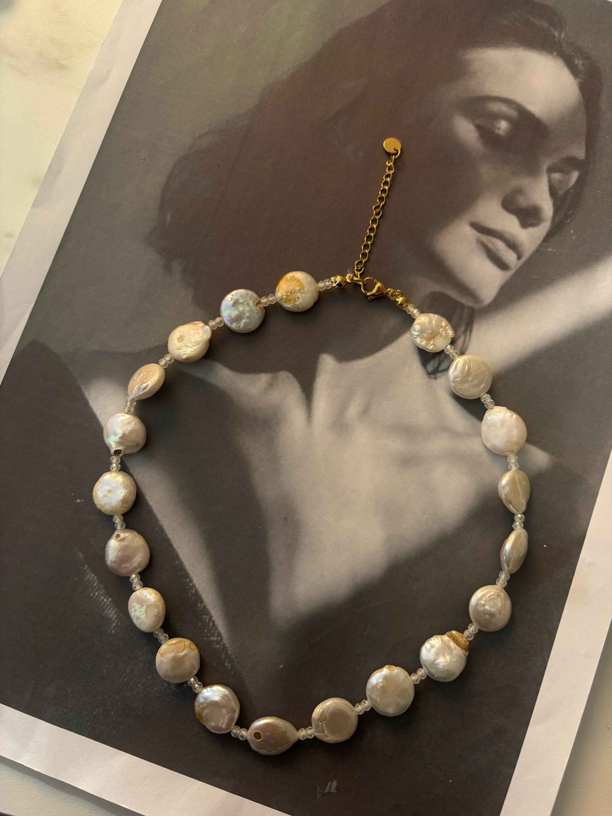 Baroque Pearl Statement Necklace - Αληθινά Μαργαριτάρια