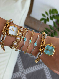 Yiayia’s Treasure 🧿🪽Ατσάλινο Βραχιόλι