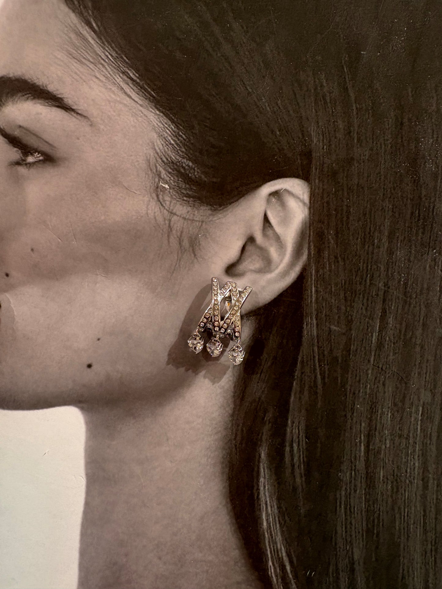 Elegant Crystal Drop Earrings