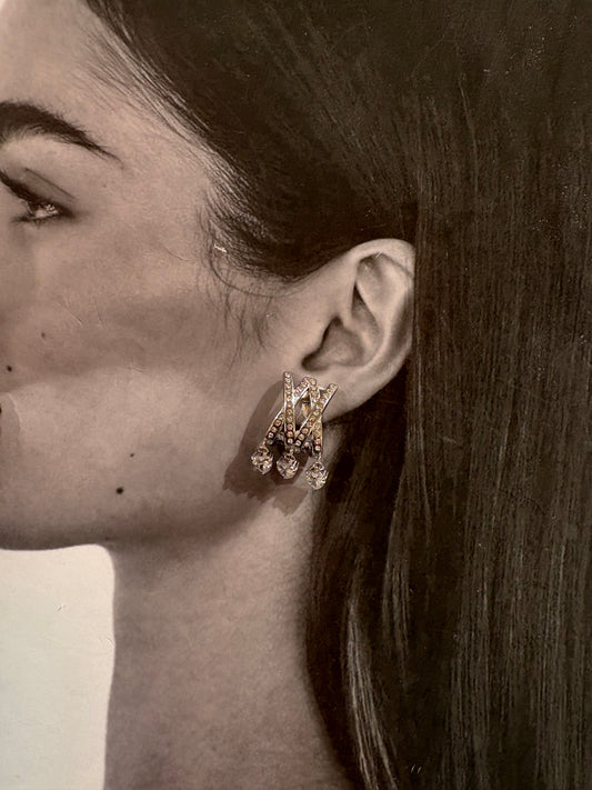 Elegant Crystal Drop Earrings