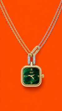 KIKA’S DIAMOND TSAVORITE – Ατσάλινο Ρολόι