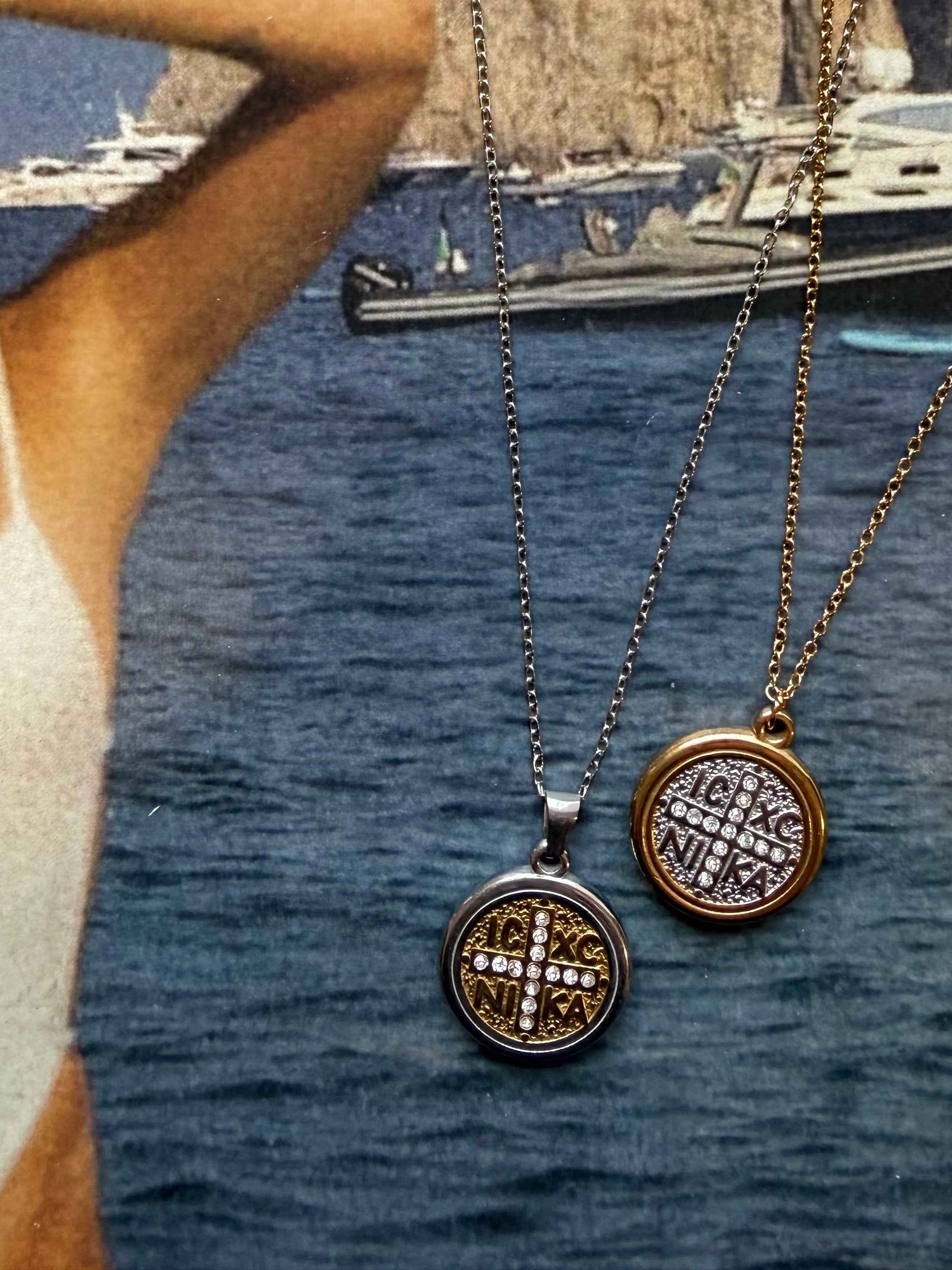 Saint Benedict Necklace ✨-Ατσάλινο