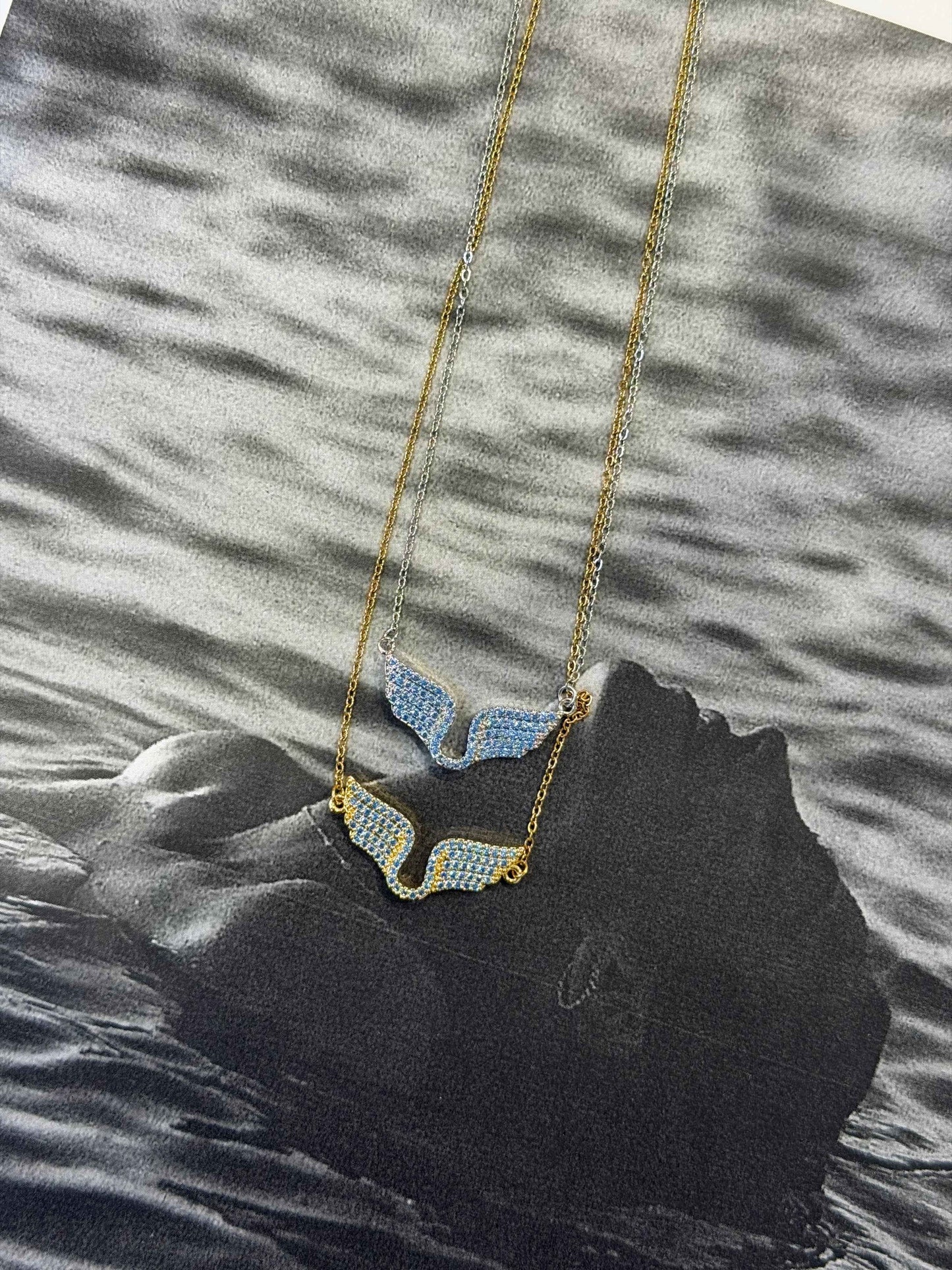 Siren Wings Ατσάλινο Κολιέ ✨