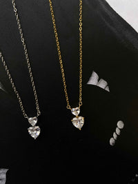 Heart charm- Stainless steel