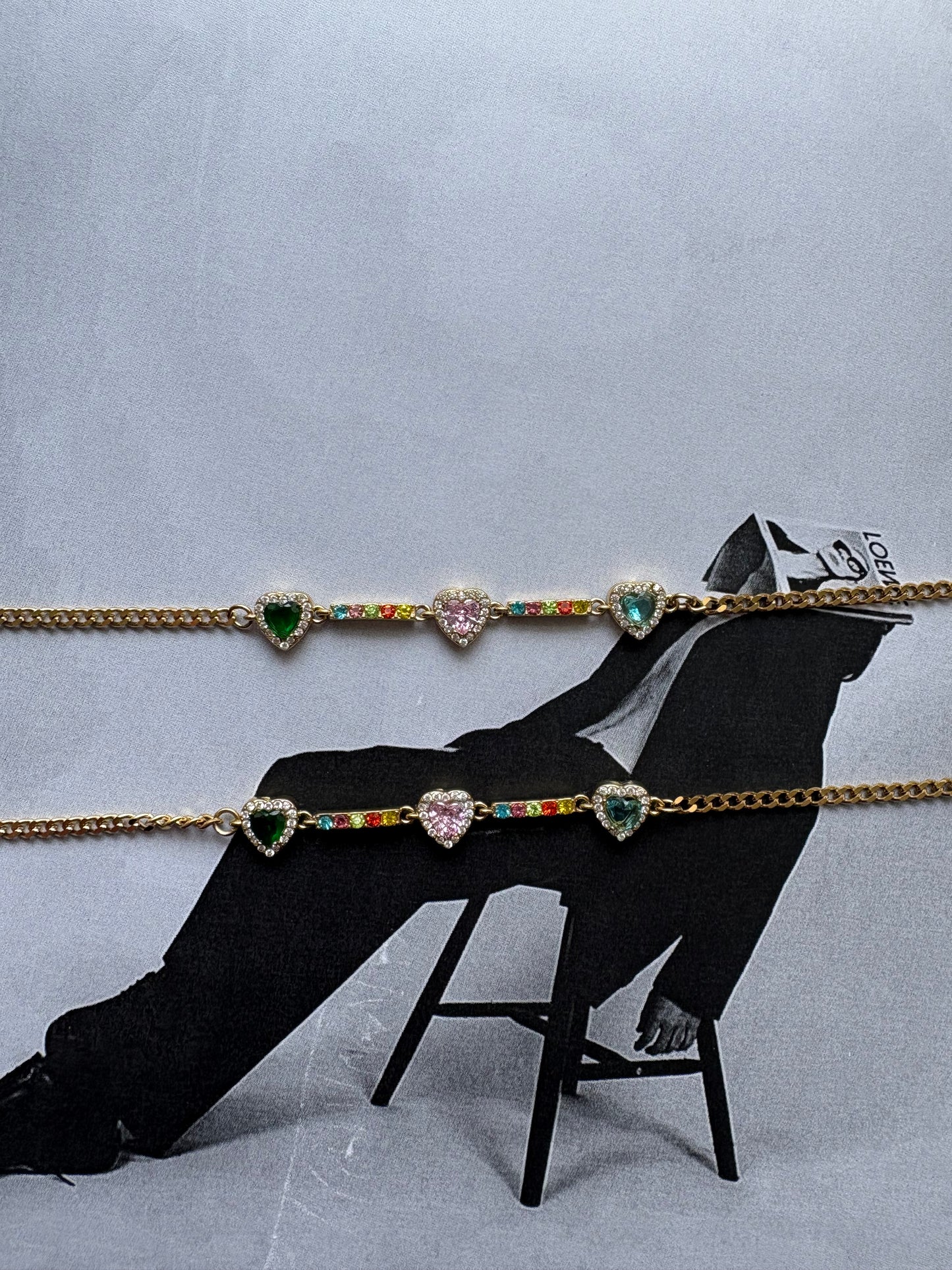 Sweet Temptation Bracelet – Ατσάλινο Βραχιόλι με Καρδιές