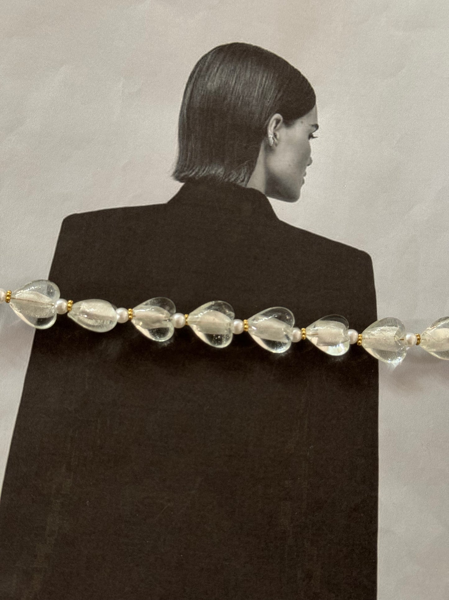 Crystal Dew Heart – βραχιόλι stainless steel