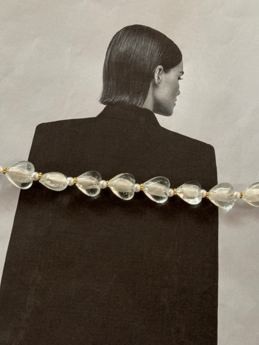 Crystal Dew Heart – βραχιόλι stainless steel