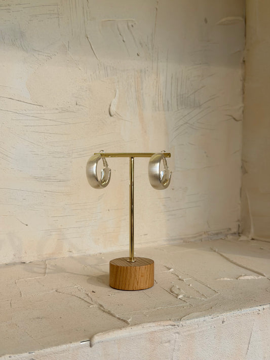 Silent Frost –Χαλκός  Σκουλαρίκια Χριστουγέννων ασημένιο κούμπωμα