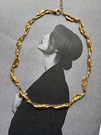 Golden Melt Necklace – Ατσάλινο Κολιέ