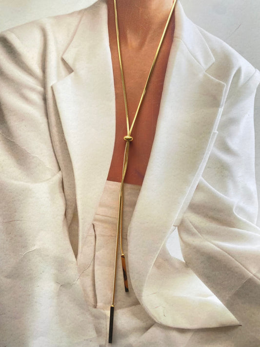 “Opal & ivy” Ατσάλινο κολιέ