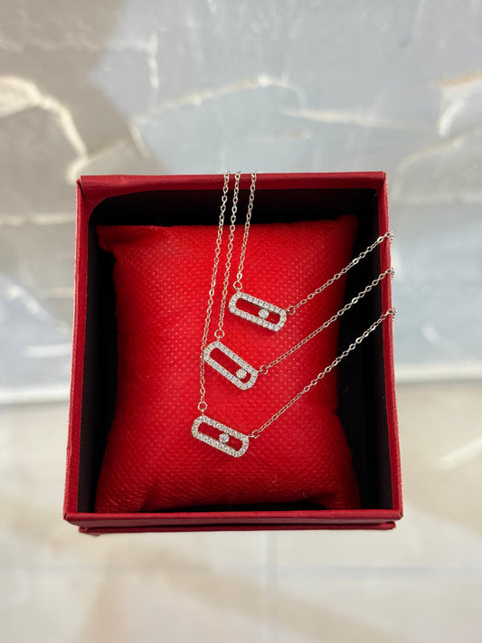 Viral Glam Κολιέ Με Διαμαντάκια✨