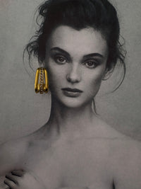 Luxe Curve Ατσάλινο Σκουλαρίκι