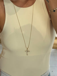 Blossom Halo – STAINLESS STEEL ΚΟΛΙΕ Μακρύ