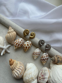 Shell Sirens" Earrings – Gold &amp; Silver Edition