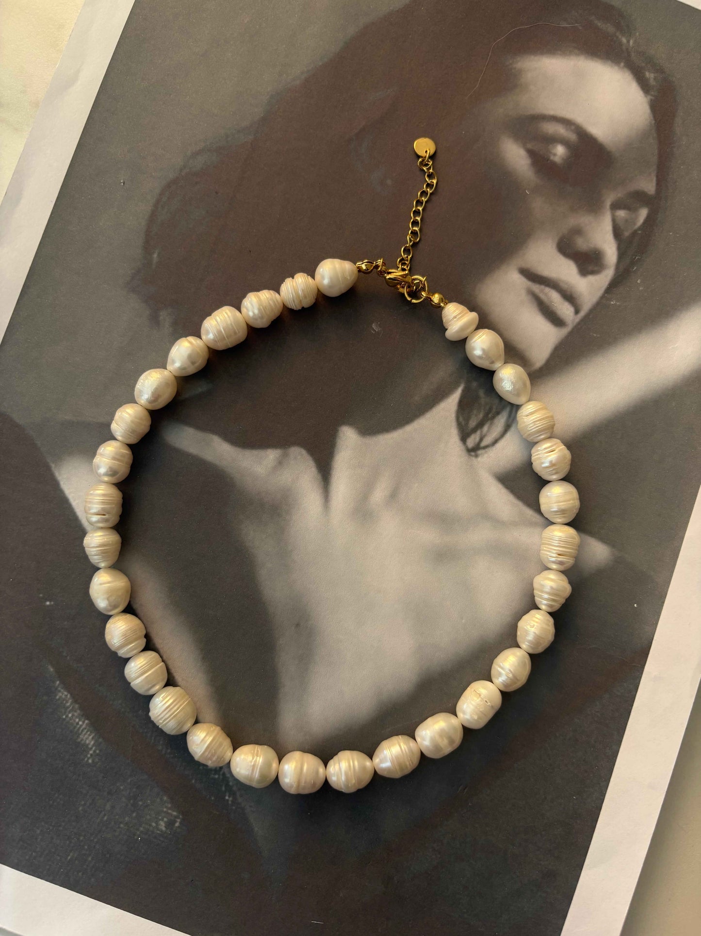Pearl Aura Necklace - Αληθινά Μαργαριτάρια