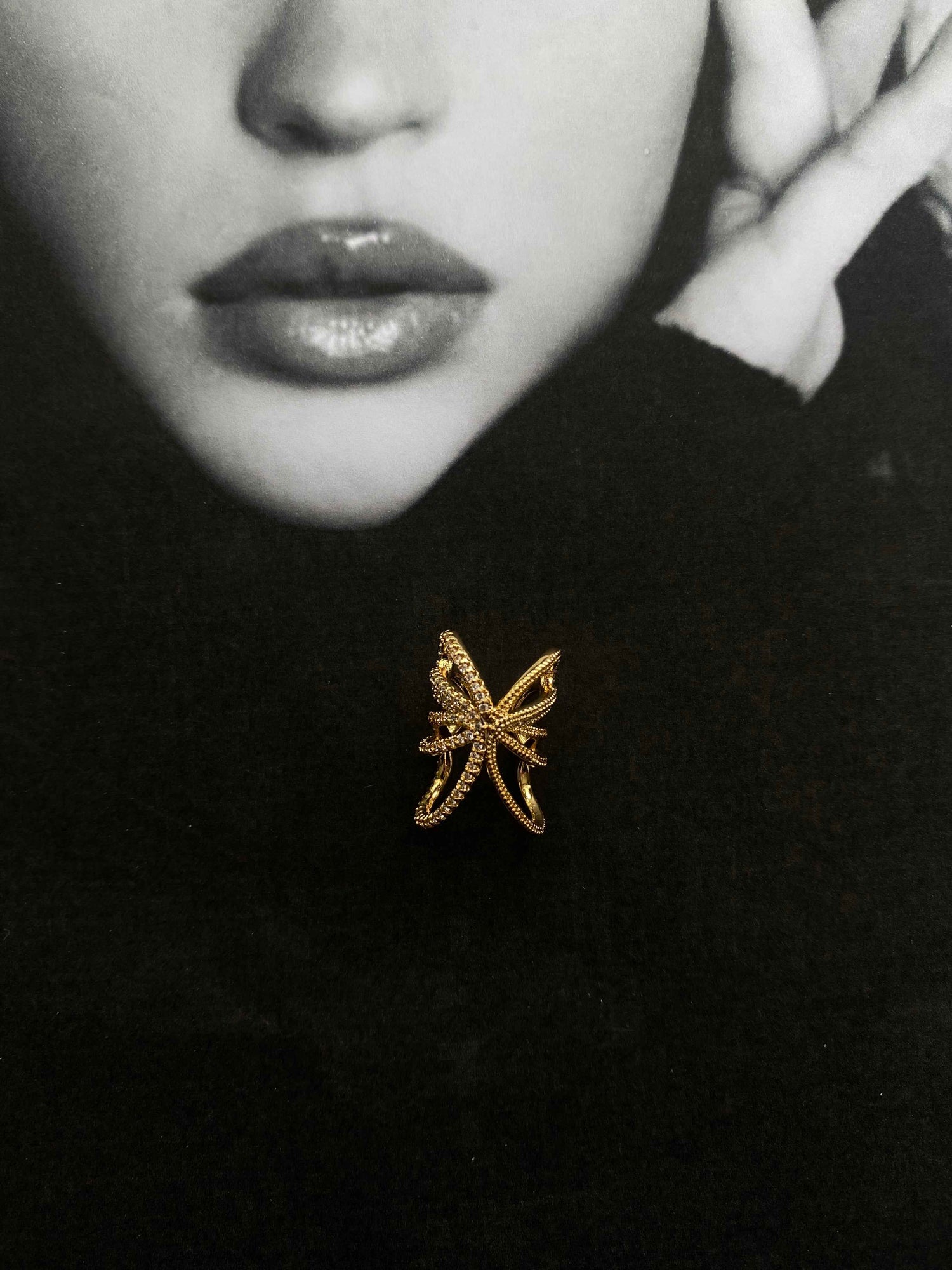 Mariposa earcuff-STAINLESS STEEL