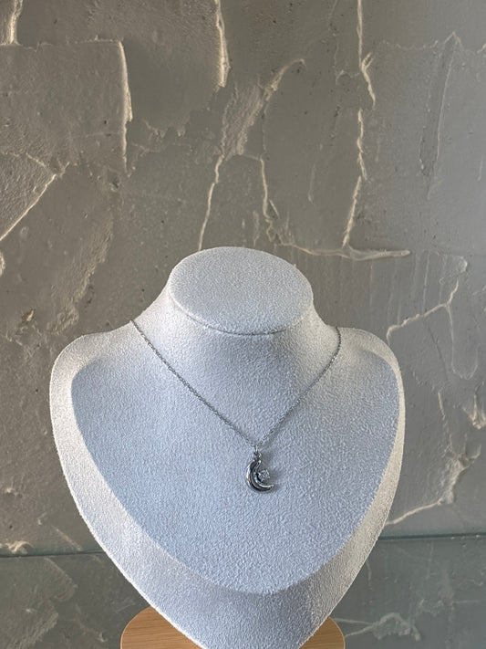 Κολιέ “Lunéa” – Ασημένιο Crescent Φεγγάρι