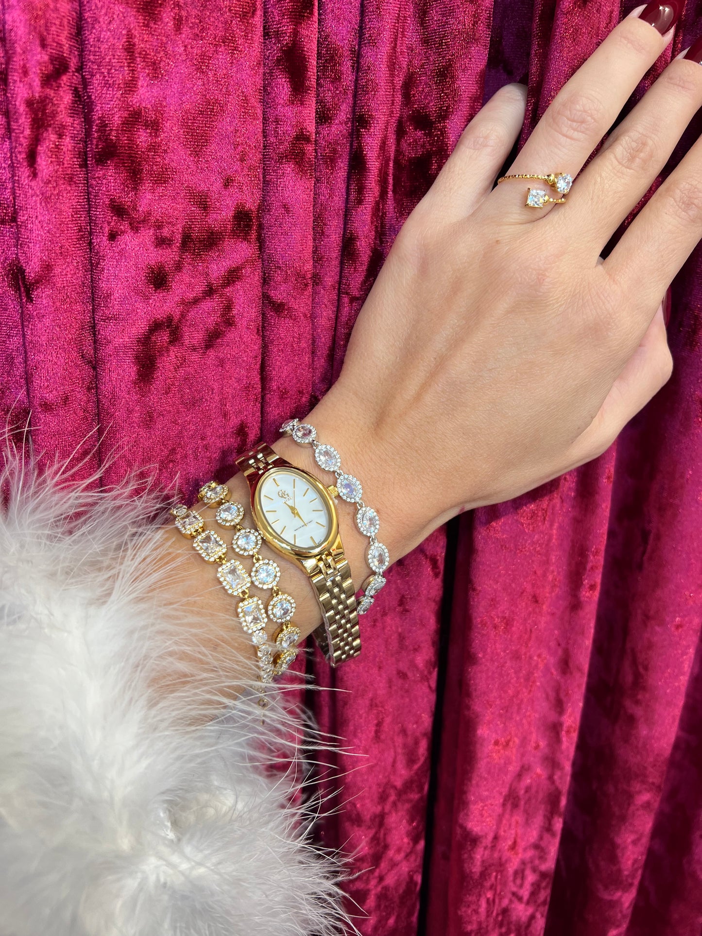 Golden Snow – ρολόι stainless steel luxury Christmas edition