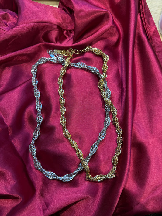 Clover Halo Necklace ατσάλινο κολιέ