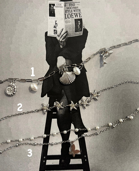 Paradises- Ατσάλινο Βραχιόλι Ποδιού