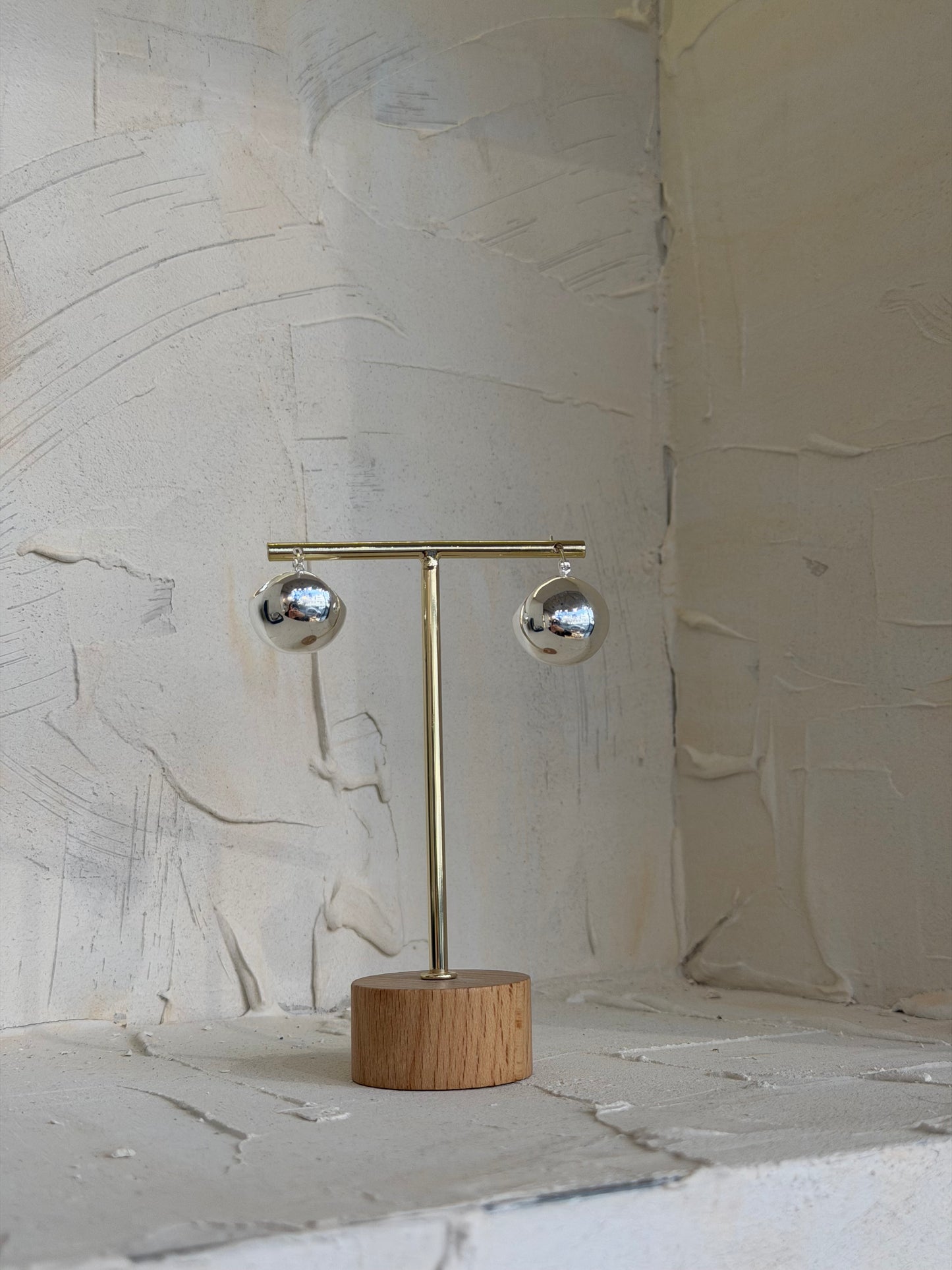 Crystal Noel – Ατσάλινα Σκουλαρίκια Christmas Edition