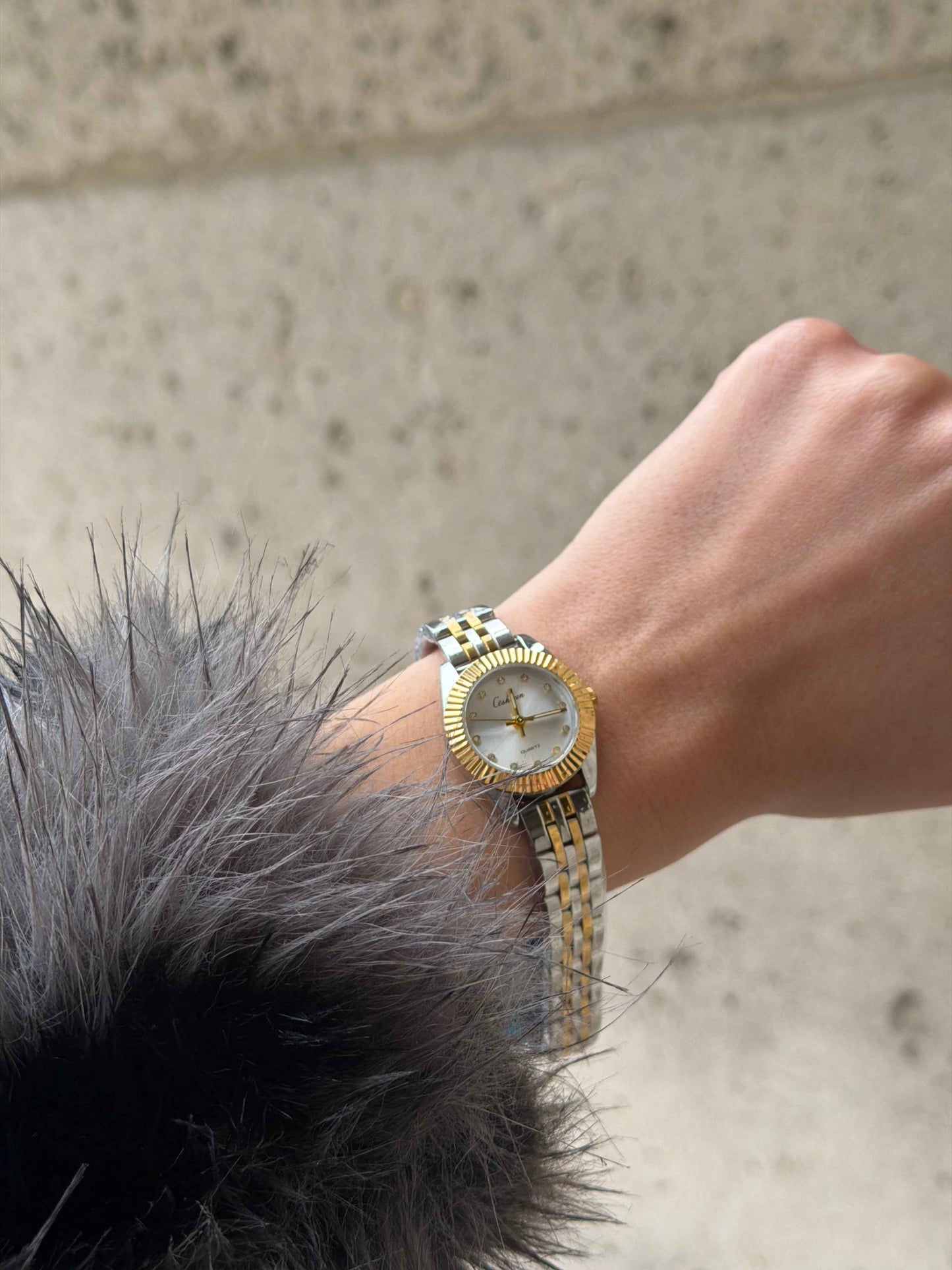 Paris Lumière Two-Tone Αδιάβροχο Ρολόι Premium - Stainless Steel