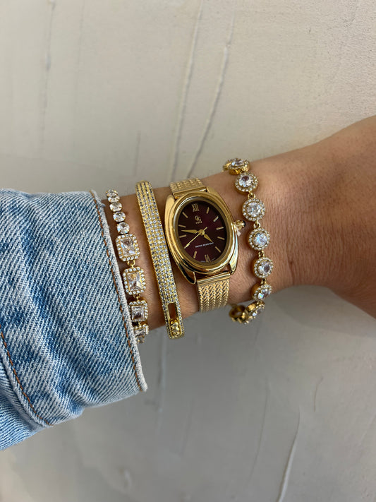 Crimson Eve – ρολόι stainless steel luxury Christmas edition