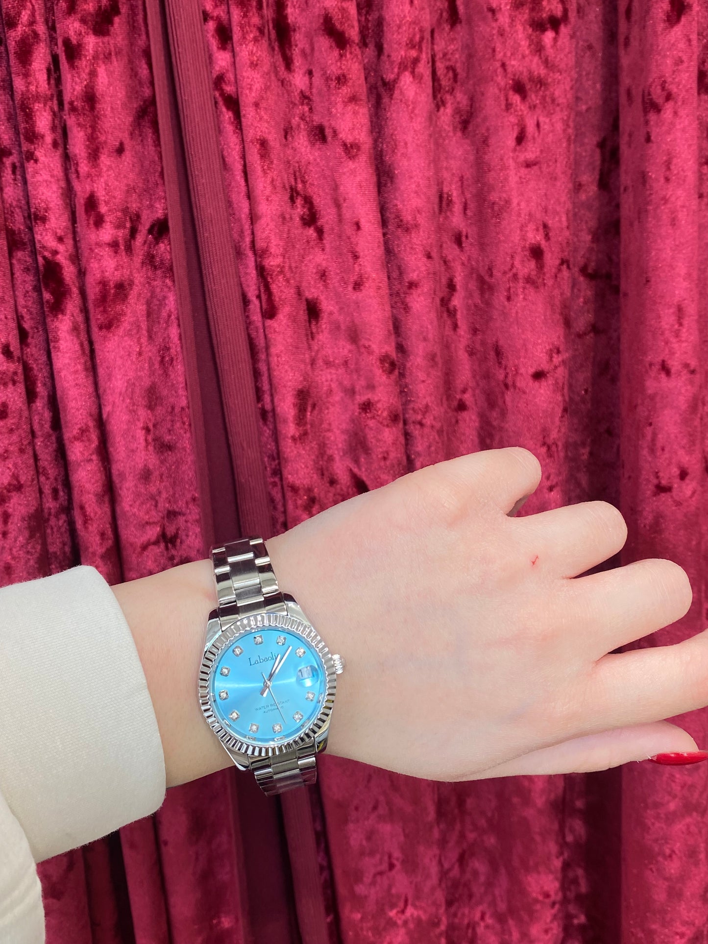 Ice Blue✨ ρολόι premium stainless steel