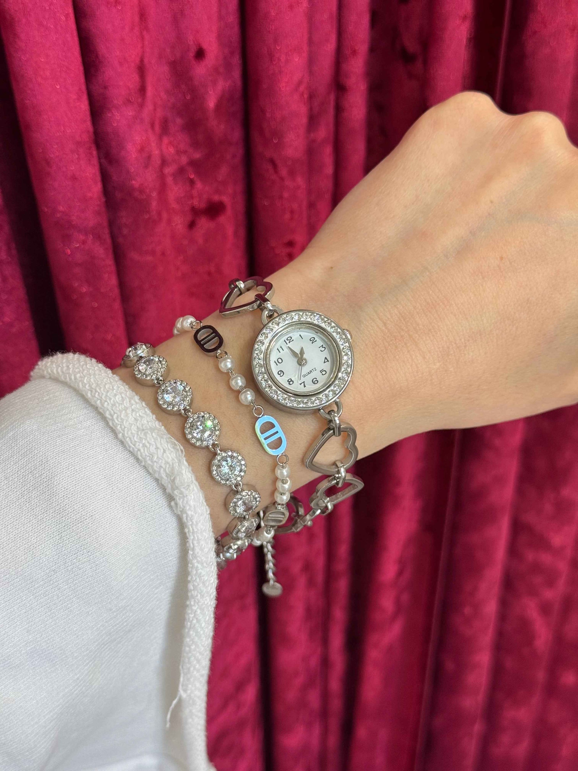 Heartbeat Glow – ρολόι Stainless Steel