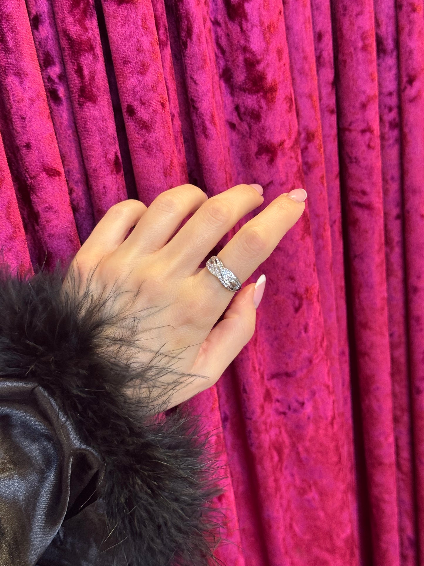 Twisted Glow – δαχτυλίδι stainless steel