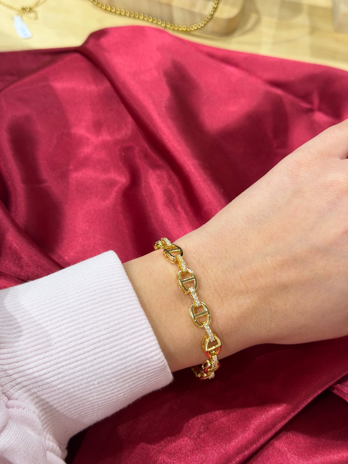 Elite Chain – βραχιόλι ανθεκτικός ορείχαλκος