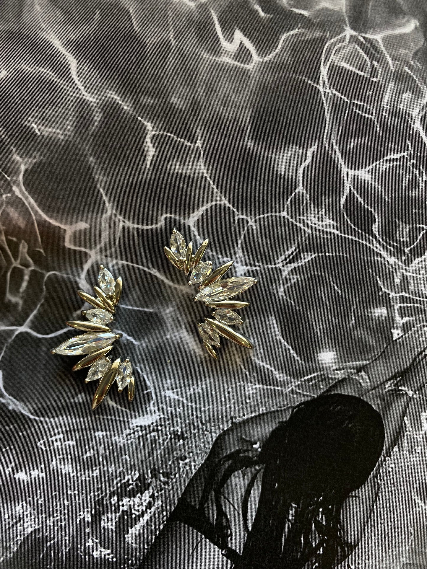 Crystal Flame Studs