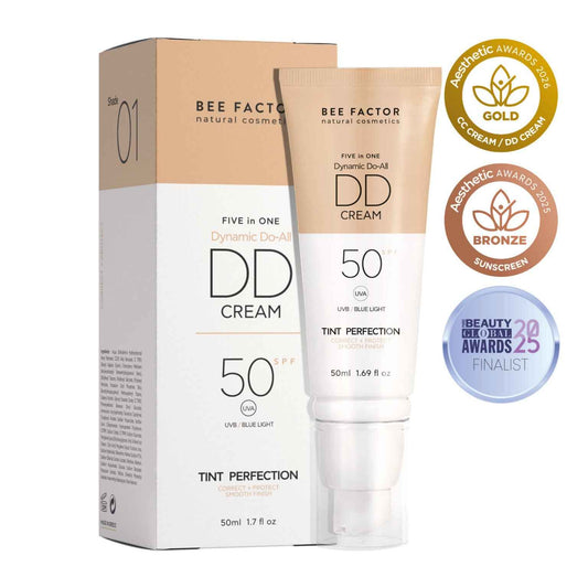 DD Face Cream SPF50 5σε1 Κρέμα Προσώπου SPF50 – Απόχρωση 01 – 60ml BEE FACTOR RITUALS