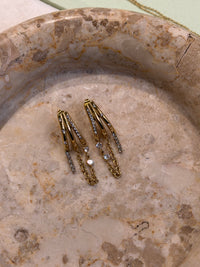 CELESTINE CHAIN EARRINGS ✨ Σκουλαρίκια Από Ανοξείδωτο Ατσάλι