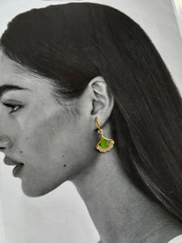 Ginkgo Glow Drops – σκουλαρίκια Stainless Steel