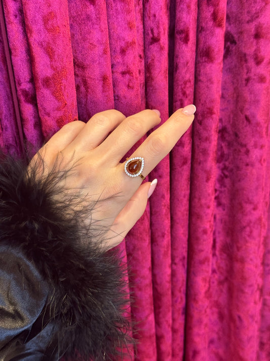 Crimson Tear – δαχτυλίδι stainless steel