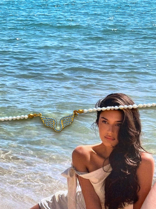 Ocean Wings- designed by Kika• Αληθινά μαργαριτάρια