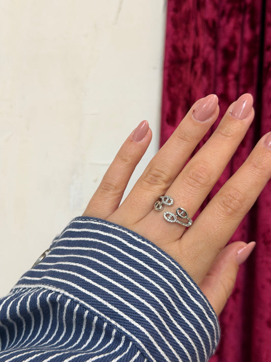 Infinity Spark Ring – Stainless Steel